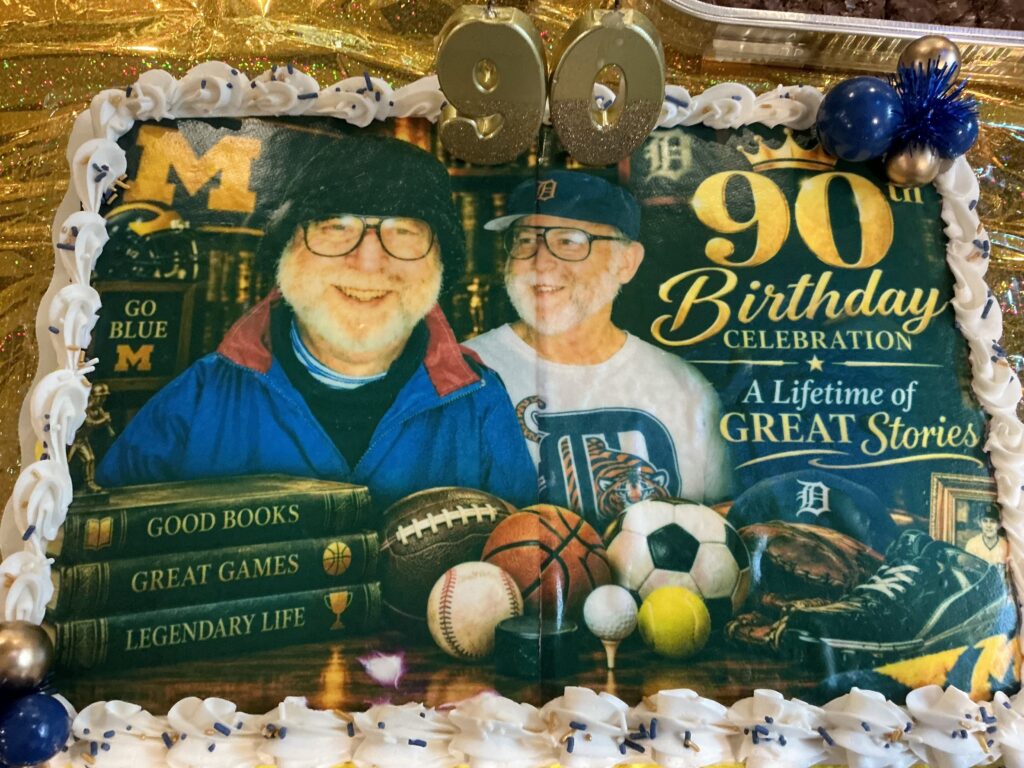 Hal's 90th birthday cake