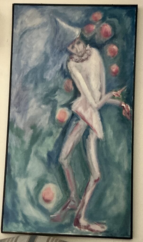 painting by Barbara Brodsky - Connecticut Collete 1964