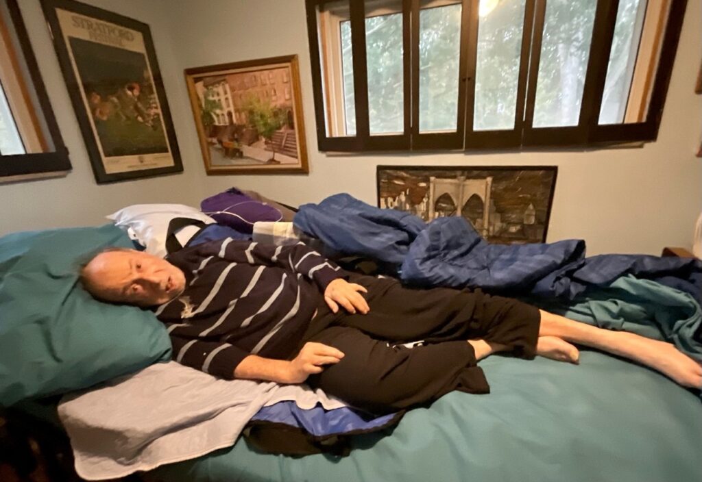 Hal ready for bed